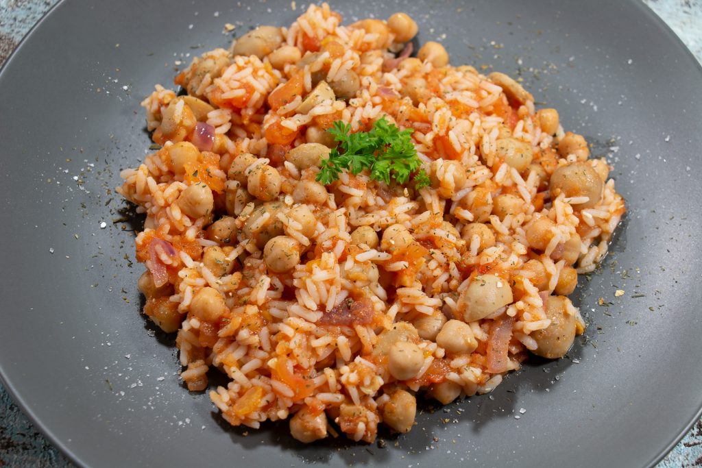 Kichererbsen mit Reis - almyro.de
