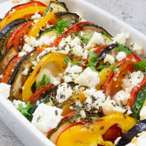 Grillgemuese mit Feta